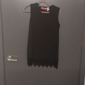 Tank top black polyester